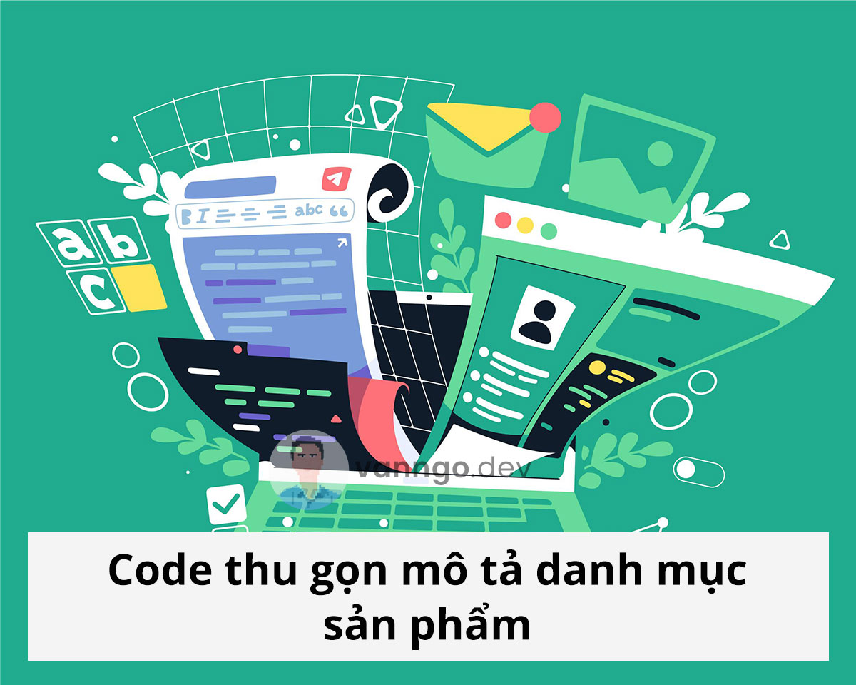 code thu gon danh muc san pham wordpress